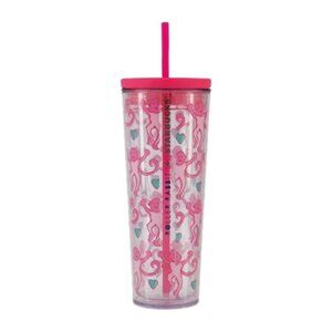 Starbucks x Roller Rabbit Lovely Monkey 24oz Pink Cold Cup Holiday 2025 Limited